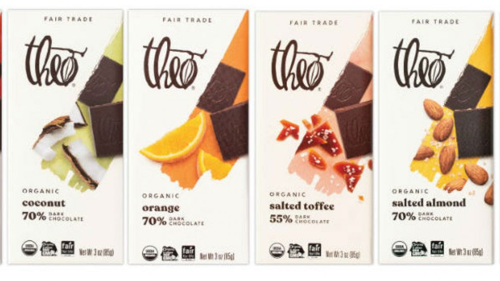Theo Chocolate bar products