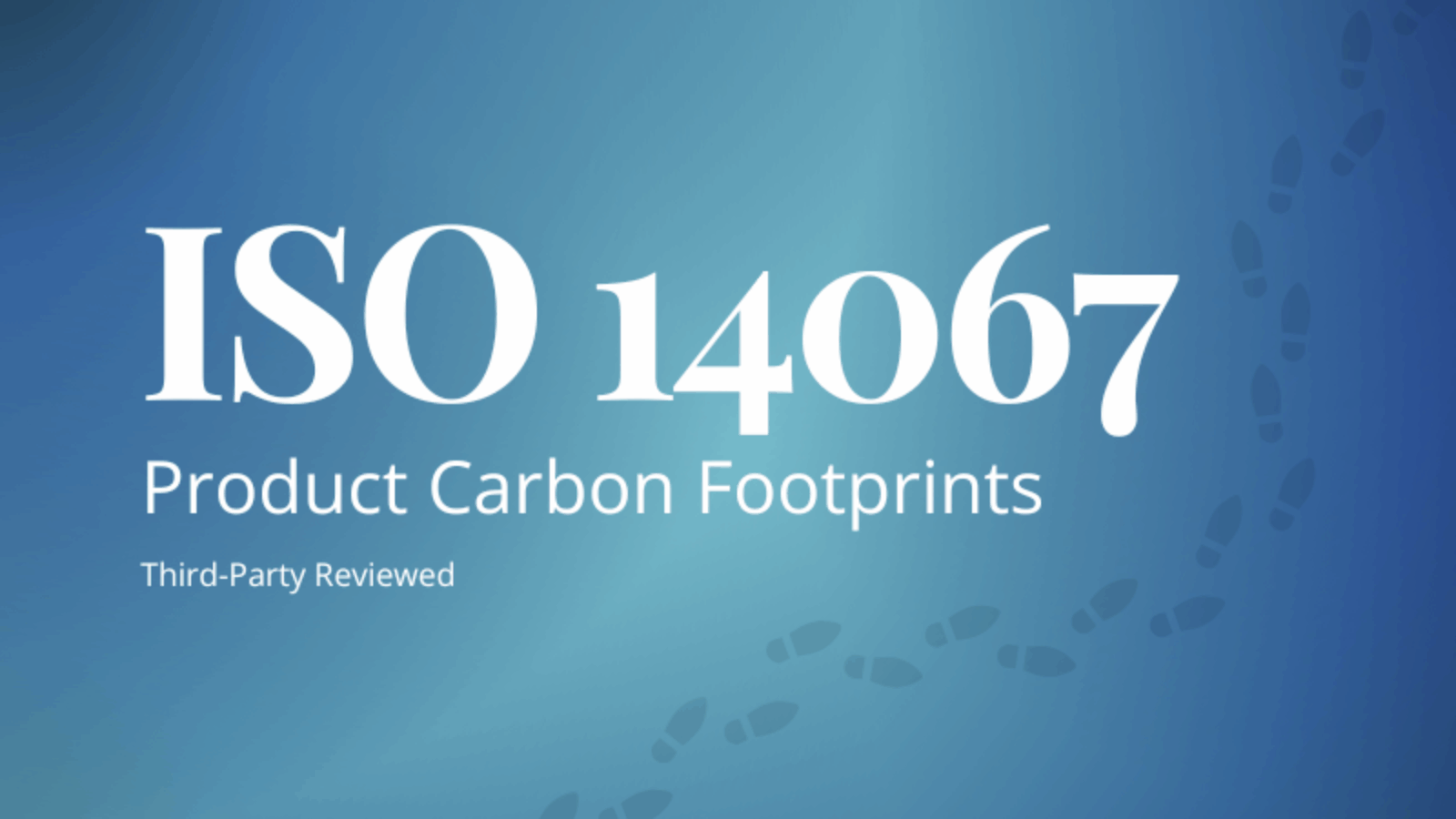 ISO 14067 News Release