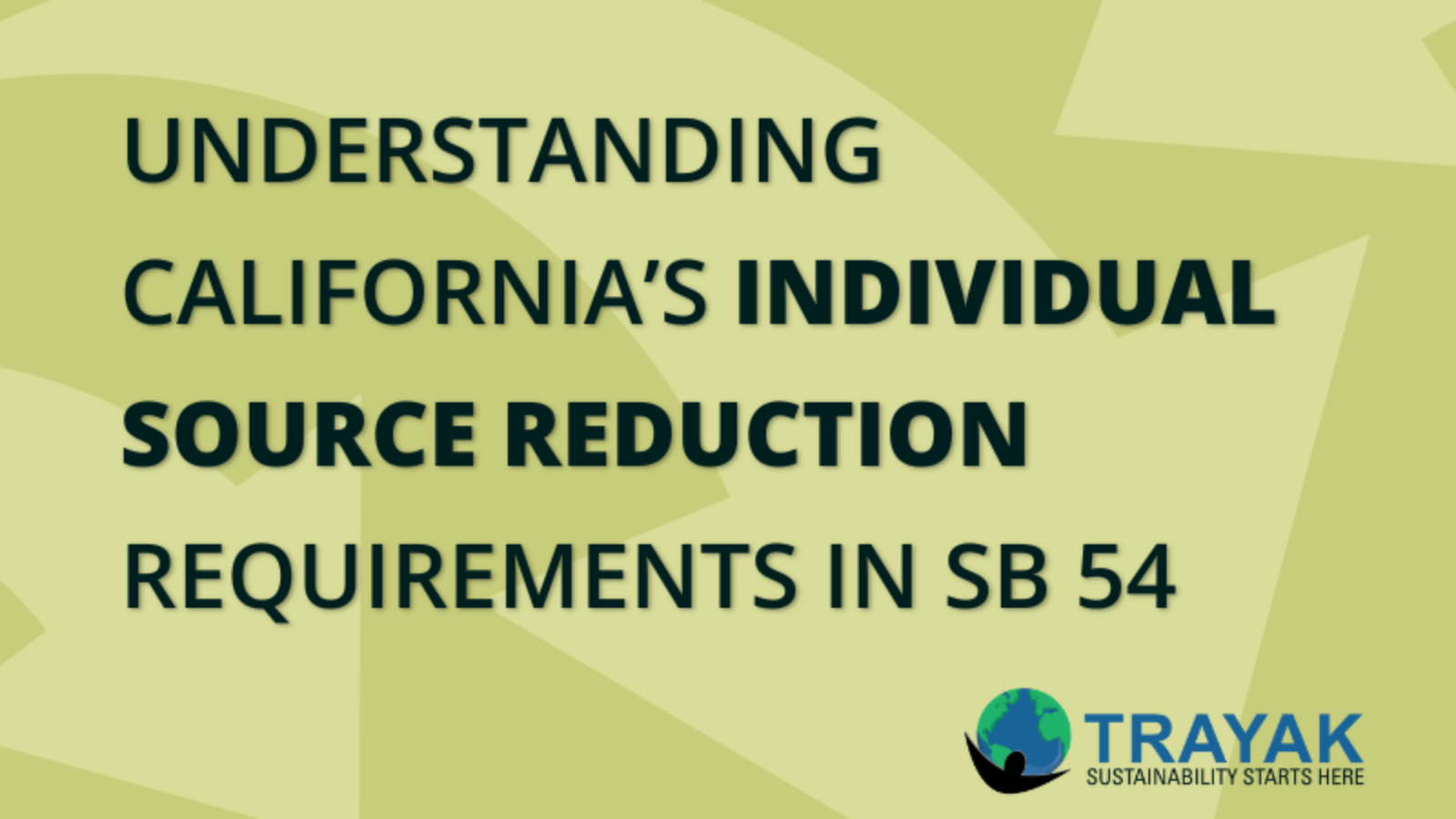 Individual Source Reduction Blog
