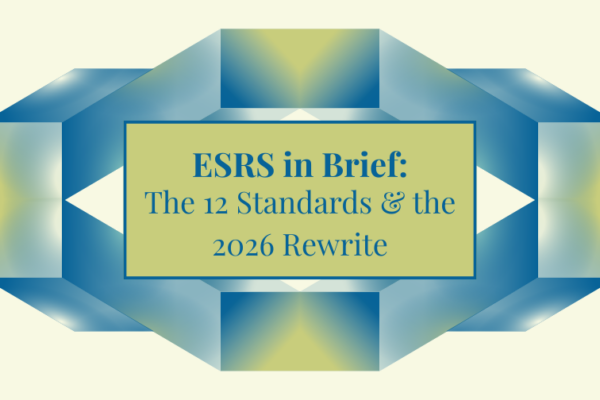 ESRS in Brief: The 12 Standards & the 2026 Rewrite